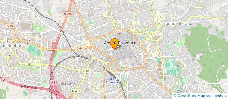 localisation de l'entreprise B.B.COMPANY à AIX-EN-PROVENCE