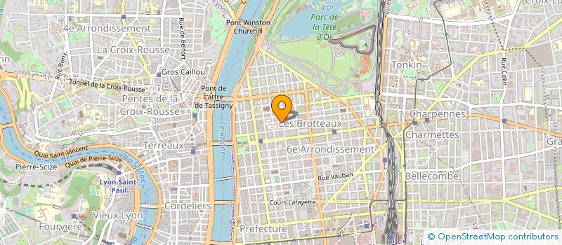 localisation de l'entreprise B&B CONSEILS à LYON