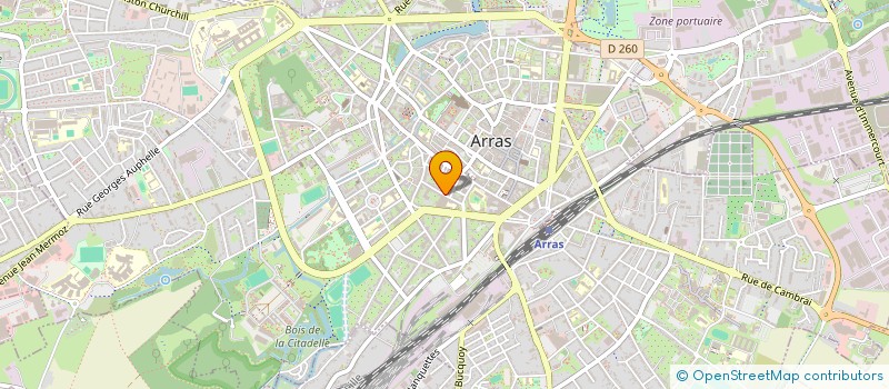 localisation de l'entreprise B & B CONSEILS à ARRAS