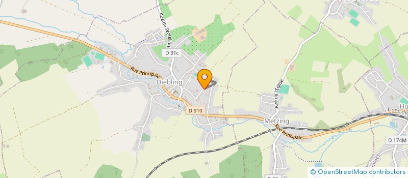 localisation de l'entreprise B&B CONSTRUCTION  DIEBLING