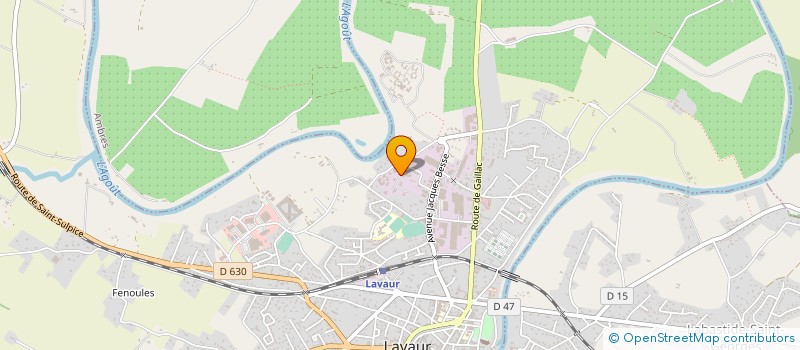 localisation de l'entreprise B&B CONSTRUCTIONS TRADITIONNELLES  AMBRES