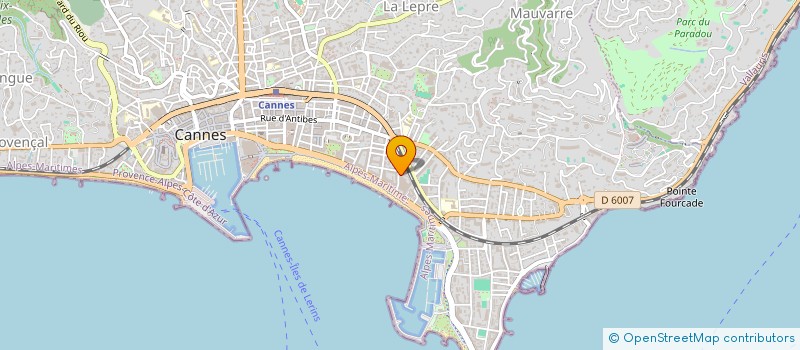 localisation de l'entreprise B&B CONSULTING à CANNES