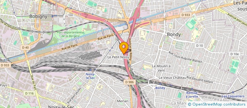 localisation de l'entreprise B&B CONSULTING à NOISY-LE-SEC