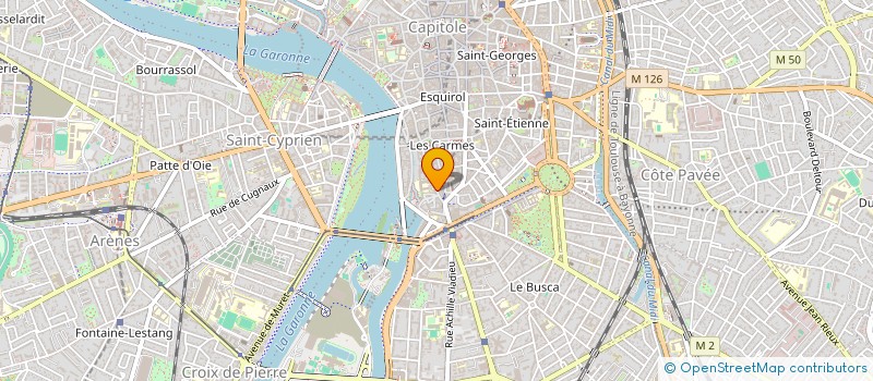 localisation de l'entreprise B&B COUVERTURE à TOULOUSE