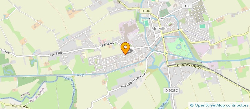 localisation de l'entreprise B&B CREATION BOIS à MERVILLE