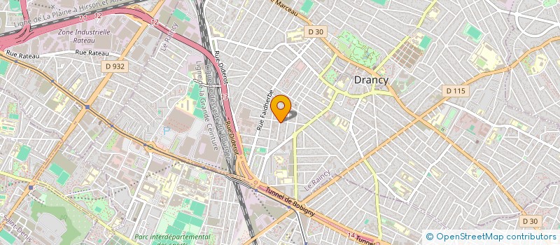 localisation de l'entreprise B.B.D à DRANCY