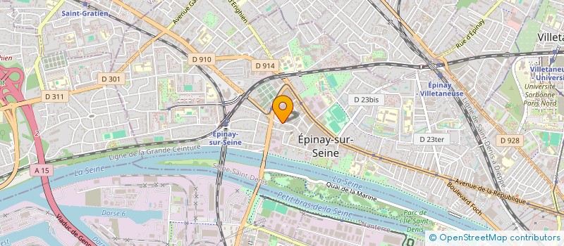 localisation de l'entreprise B.B. DIFFUSION à EPINAY-SUR-SEINE