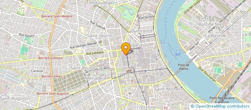 localisation de l'entreprise B.B. DIJEAUX à BORDEAUX