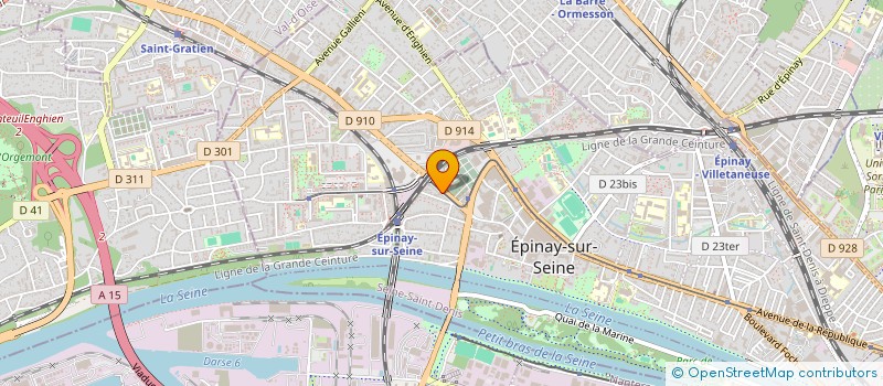 localisation de l'entreprise B&B EXPRESS à EPINAY-SUR-SEINE
