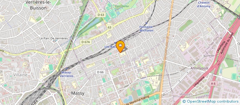 localisation de l'entreprise B&B FAST CONVOYAGE à ANTONY