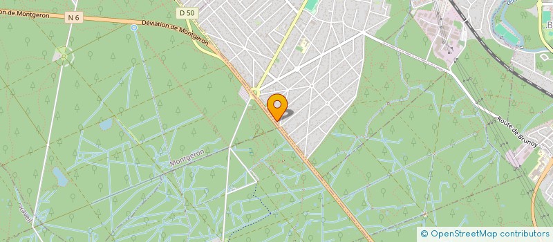 localisation de l'entreprise B B FLEURS  BRUNOY