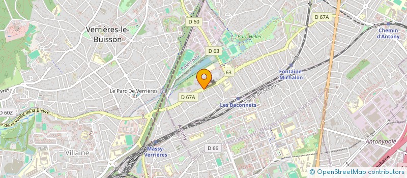 localisation de l'entreprise B.B.H à ANTONY