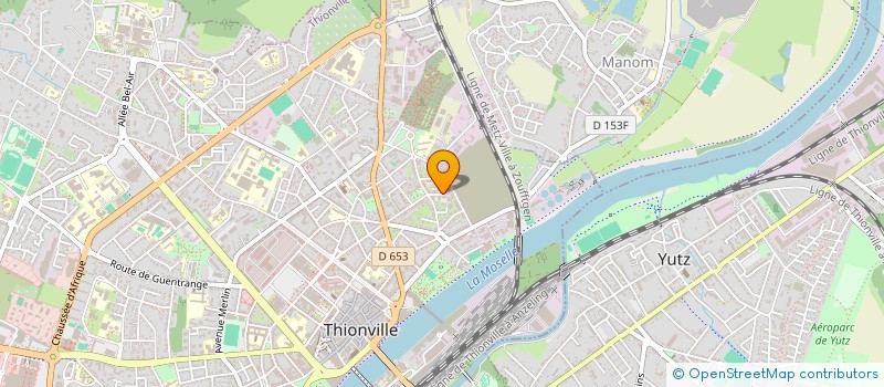 localisation de l'entreprise B&B HABITAT à THIONVILLE