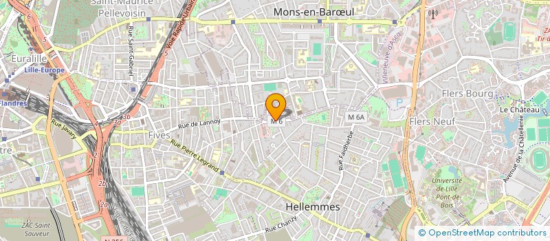 localisation de l'entreprise B&B HOLDING à LILLE