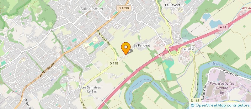 localisation de l'entreprise B.B.I.T.C  SAINT-ISMIER