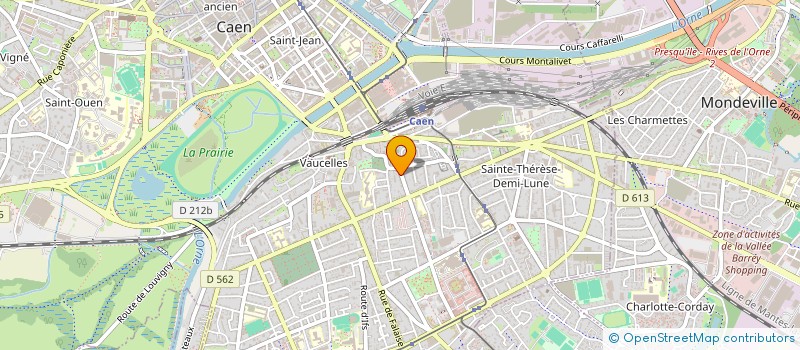 localisation de l'entreprise B&B IMMO 2 à CAEN