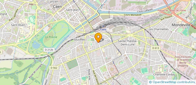 localisation de l'entreprise B&B IMMO 3 à CAEN