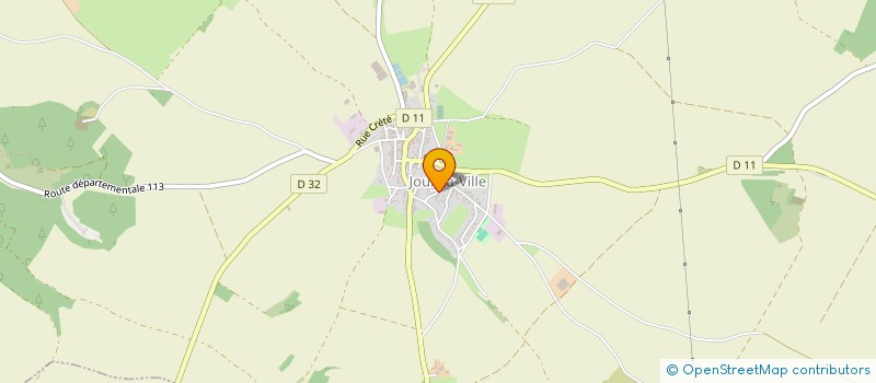 localisation de l'entreprise B & B IMMO  JOUX-LA-VILLE