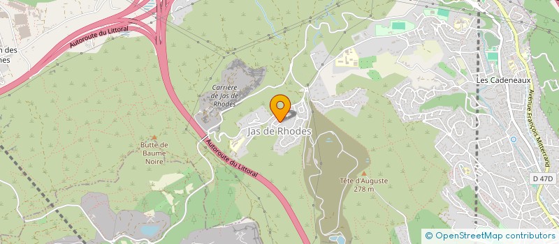localisation de l'entreprise B & B IMMO à LES PENNES-MIRABEAU