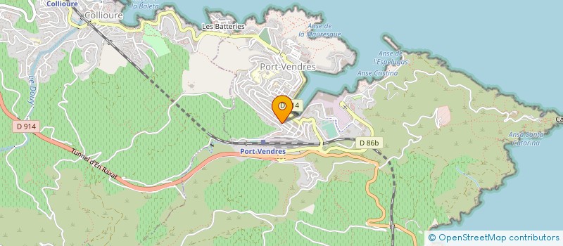 localisation de l'entreprise B&B IMPORT - EXPORT  PORT-VENDRES