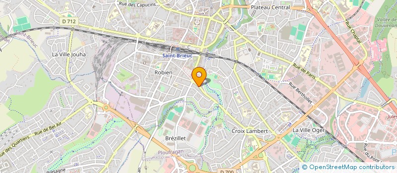 localisation de l'entreprise B&B INVEST à SAINT-BRIEUC