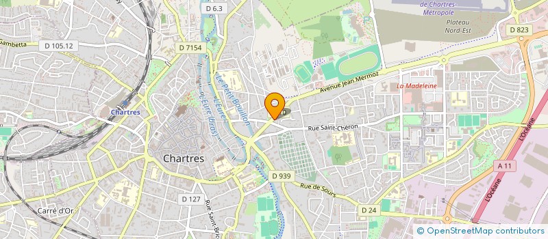 localisation de l'entreprise B&B INVEST à CHARTRES