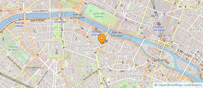 localisation de l'entreprise B&B ITALIA PARIS à PARIS