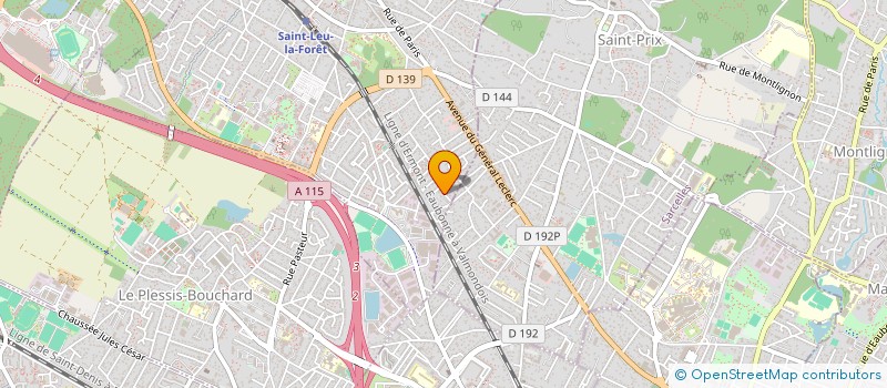 localisation de l'entreprise B.B.J.L  SAINT-LEU-LA-FORET