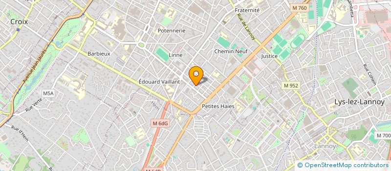 localisation de l'entreprise B.B.JAZZ PRODUCTION  ROUBAIX