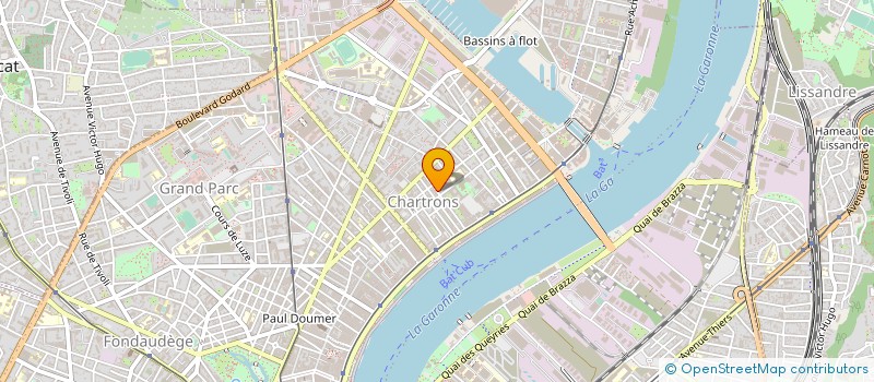 localisation de l'entreprise B.B.K à BORDEAUX