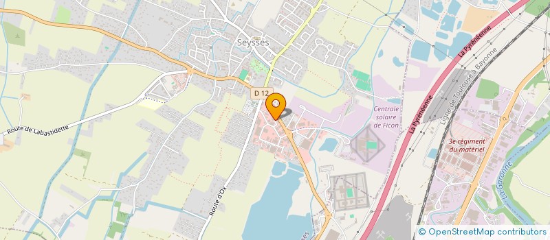 localisation de l'entreprise B.B.K.  SEYSSES