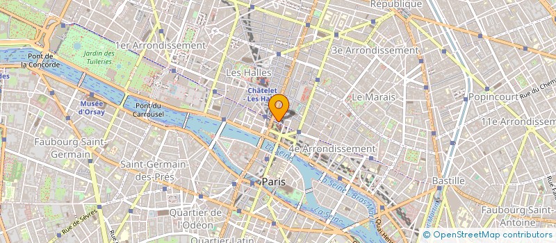localisation de l'entreprise B.B.L à PARIS