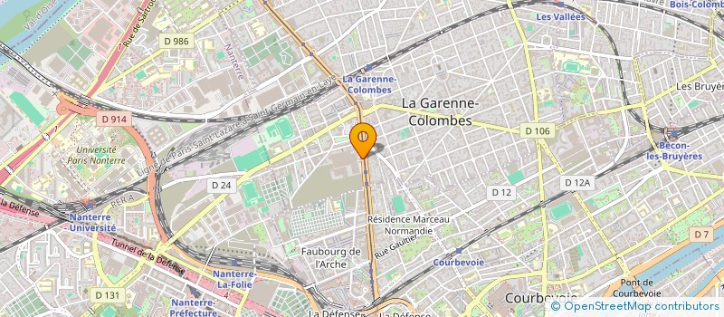 localisation de l'entreprise B.B.L. à LA GARENNE-COLOMBES
