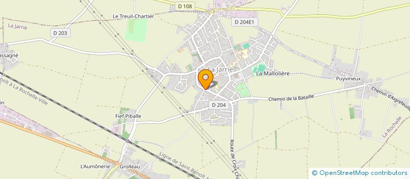 localisation de l'entreprise B.B LA JARRIE  LA JARRIE