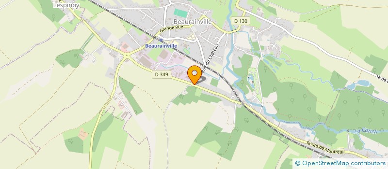 localisation de l'entreprise B&B LAVAGE  BEAURAINVILLE