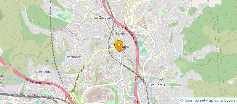 localisation de l'entreprise B&B LOCATION DE VOITURE  MARSEILLE
