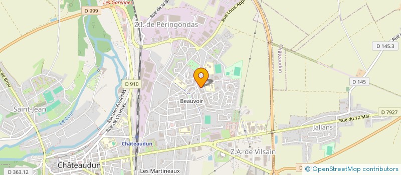 localisation de l'entreprise B&B LOCATIONS à CHATEAUDUN