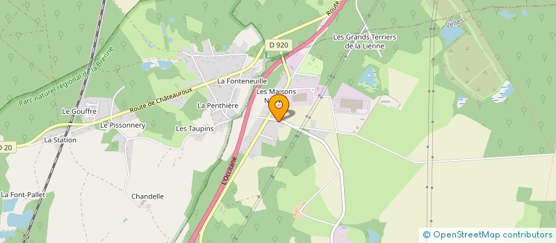 localisation de l'entreprise B.B.M.C. à VELLES
