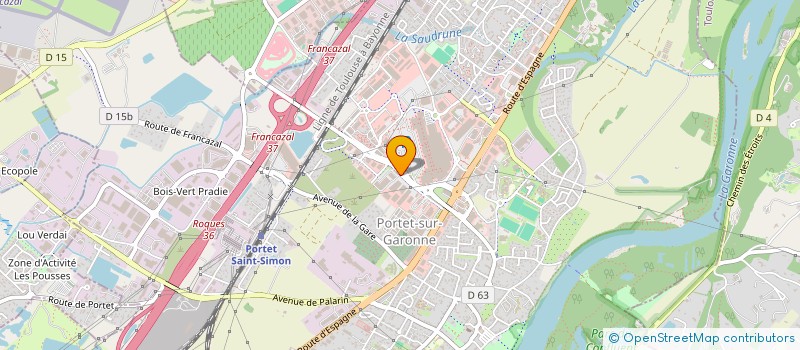 localisation de l'entreprise B B M P  PORTET-SUR-GARONNE