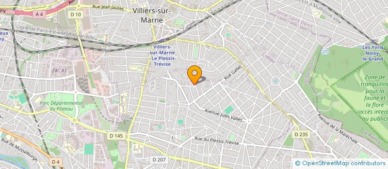 localisation de l'entreprise B&B MOTORS à CHAMPIGNY-SUR-MARNE