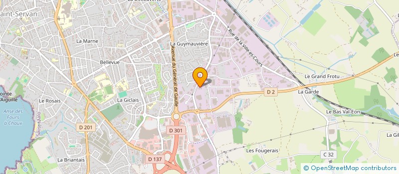 localisation de l'entreprise B B N à SAINT-MALO