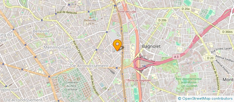 localisation de l'entreprise B&B PARISIS  PARIS