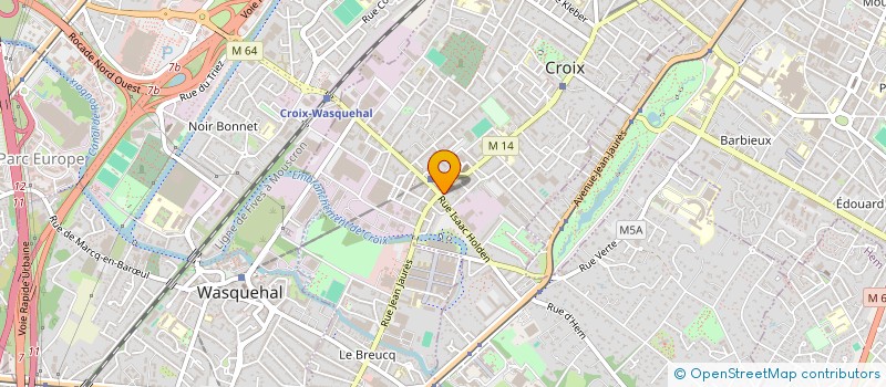 localisation de l'entreprise B&B PATRIMOINE à CROIX