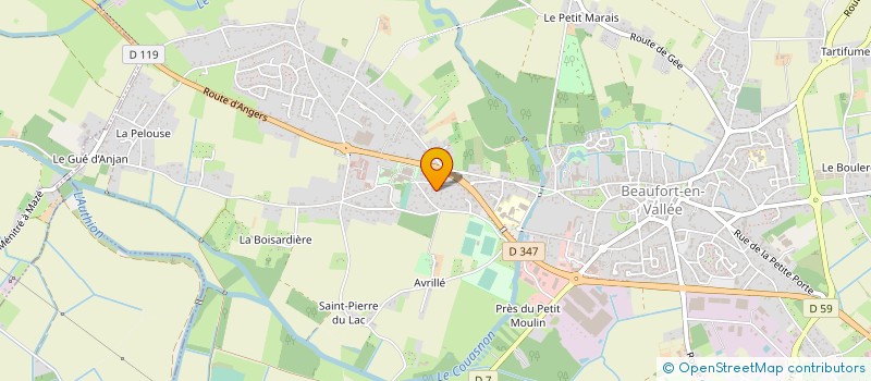 localisation de l'entreprise B.B PLANTS à LOIRE-AUTHION