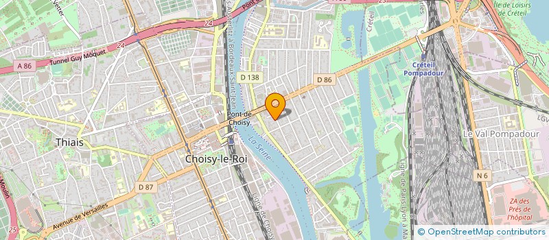localisation de l'entreprise B B PLOMBERIE CHAUFFAGE à CHOISY LE ROI