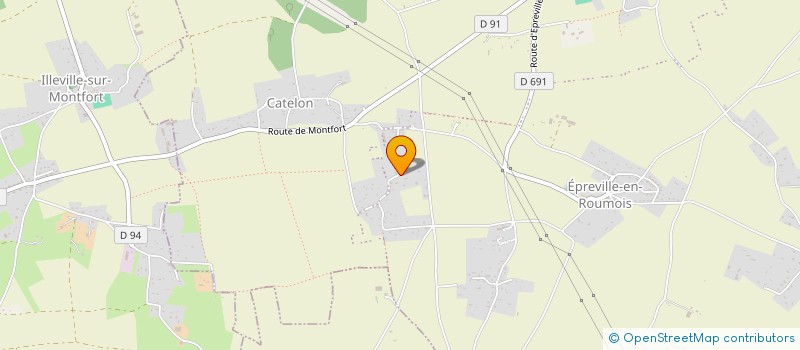 localisation de l'entreprise B-B PRO  FLANCOURT-CRESCY-EN-ROUMOIS