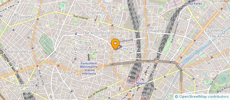 localisation de l'entreprise B & B PRODUCTION  PARIS
