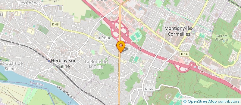 localisation de l'entreprise B.B PROTECT à MONTIGNY-LES-CORMEILLES