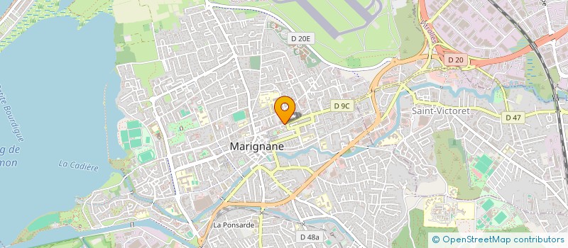 localisation de l'entreprise B B R à MARIGNANE