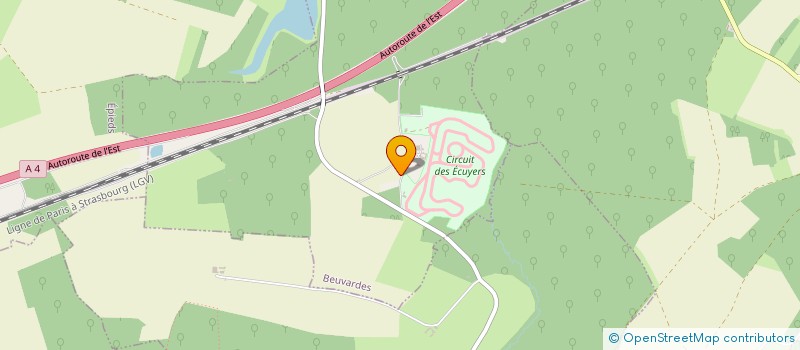 localisation de l'entreprise B.B.R.  BEUVARDES